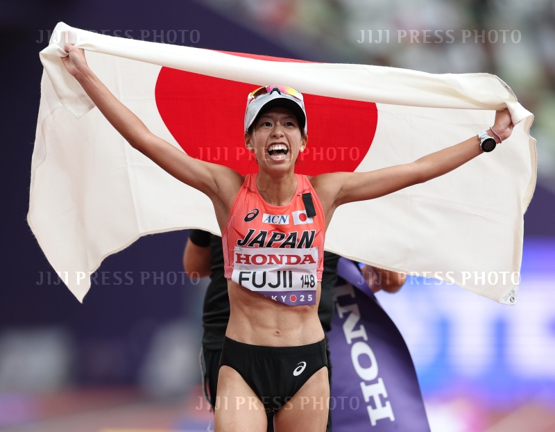 藤井菜々子、２０キロ競歩で銅＝世界陸上
